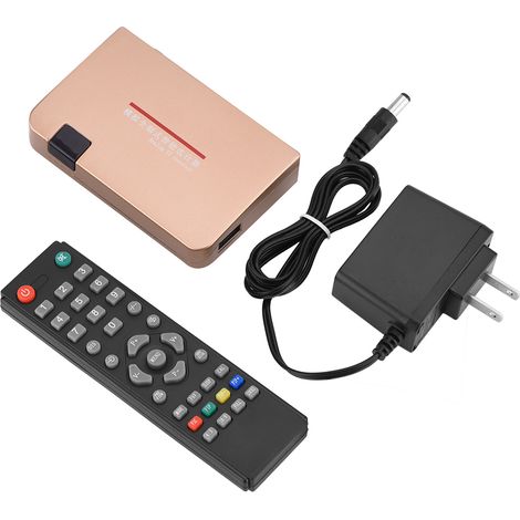 Convertisseur RF vers HDMI, adaptateur récepteur TV analogique, télécommande incluse, alimentation 100-240V (USS) (1/5)