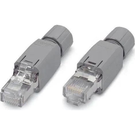 Conector PROFINET blindado Wago compatible con RJ45 estándar