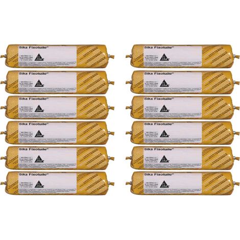 SIKA Sika Fixotuile colla flessibile per stucco - Terracotta - Ricarica 400ml