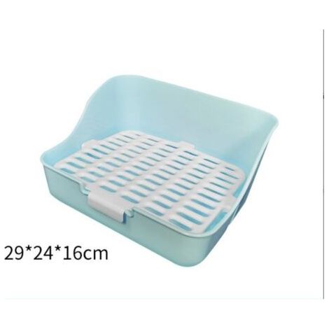 Boîte À Litière De Lapin Facile À Nettoyer, Pour Apprendre À Utiliser La Toilette, Pour Petits Animaux/Lapins/Cochons D'Inde/Furets (1/3)