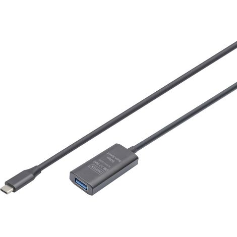 Digitus USB-Kabel USB 3.2 Gen1, USB 3.2 Gen1, USB 3.0 USB-C®, USB-C® Stecker, USB-A Buchse 5.00 m S (1/5)