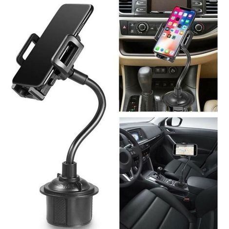Support de téléphone - Universal - Ajustable - Porte-gobelet - Rotation 360° - Compatible GPS (1/4)