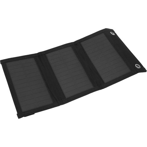 Chargeur solaire pliable monocristallin 5 V 8 W avec sortie USB, sac à dos étanche, batterie externe portable (1/5)