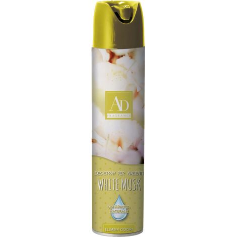 Ad Trend Profumatore Spray per Ambienti White Musk 300 ml – Fragranza Casa Fresca e Avvolgente