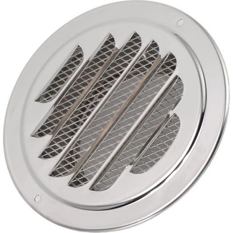1 Couvercle d'aération, Acier inoxydable 304, Maille fine anti-pluie, Conduit ventilation, Salle de bain Cuisine (1/5)