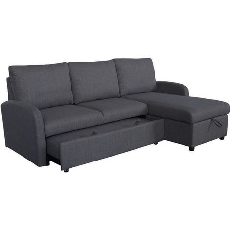 Canapé d'angle réversible convertible Jade gris (1/5)