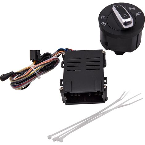 Módulo de Faro Interruptor de Luz Unidad de Control para VW T5 T5.1 Transporter (1/5)