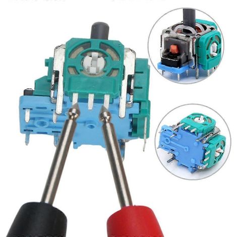 Kit de réparation pour manette de jeu avec résistance réglable, capuchon de manche et tournevis (1/4)