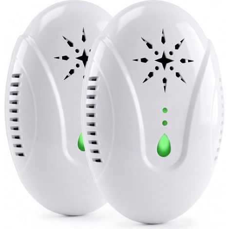 2 Pièces Répulsif Ultrason Souris Intérieur Puissant 3 Modes Branchable (1/5)