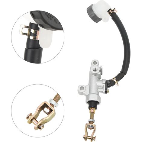Die Hinterradbremszylinderpumpe und die Fußbremspumpe sind für die Yamaha YFM350X Warrior 350 1990-2004 (SC-B0032) geeignet. (1/5)