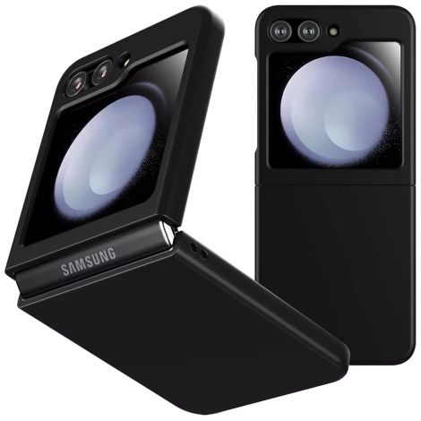 Funda para Samsung Galaxy Z Flip 6 Alogy Thin Case, funda protectora para teléfono, color negro mate.