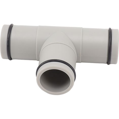 Vanne à piston en forme de T pour tuyau d'arrosage, 1,25 pouce, en plastique, vanne à piston en deux parties pour piscines hors sol (1/5)
