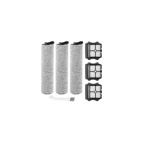 Accessoires Compatibles Aspirateur Eau et Poussière Sans Fil, 3 Filtres et 3 Rouleaux Brosses pour Nettoyeur de Sol IFLOOR PLUS/FLOOR ONE - (1/3)