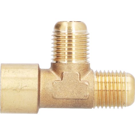 Adaptateur de vanne à 3 voies 1/4, robuste, durable, usiné avec précision, en laiton spiralé, séparateur de tuyau