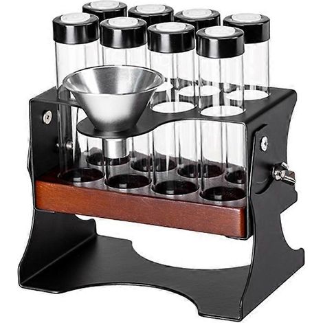 Présentoir pour grains de café, tubes à thé, bouteilles en verre, accessoires pour café expresso, outil (1/5)