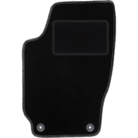 Tapis conducteur noir pour : Skoda Fabia I à hayon, berline, break (1999-2007)
