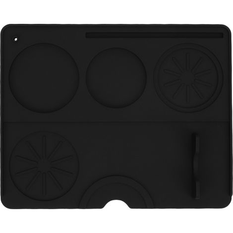 Tappetino pressino piatto in silicone per caffè, antipolvere, accessorio per macchina da caffè, utensile da cucina