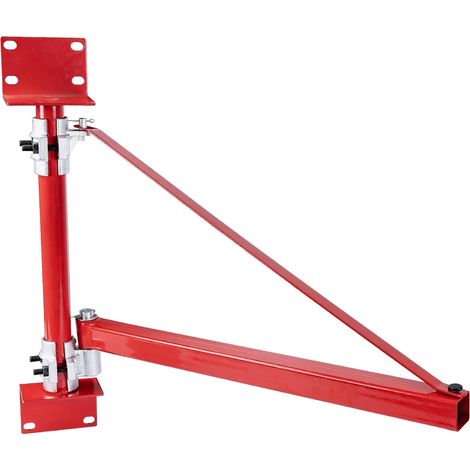 Teeno – Bras de levage électrique 200-800 kg – Bras pivotant 180° – Extension jusqu'à 115 cm – Acier carbone haute résistance