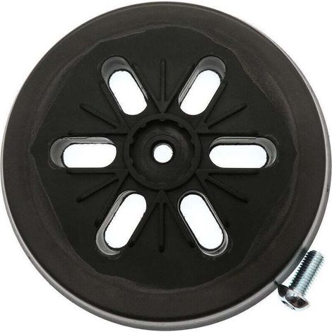 Plateau de ponçage pour ponceuse excentrique Bosch GEX 150 AC, PEX 15 AE, GEX 150 Turbo 150 mm avec vis (1/4)