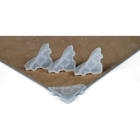 SET DI 4 PARASPIGOLI PER PIASTRELLE E LASTRE SPESSORE 3-4 MM MONTOLIT CORNER
