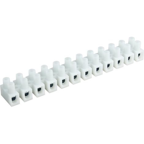Bornier 12 voies 2,5 mm² avec cache-câbles et boîtier électrique (1/5)