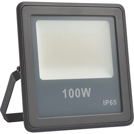 Vivida - Zeus applique led IP65 Antracite 100W Vetro Satinato
