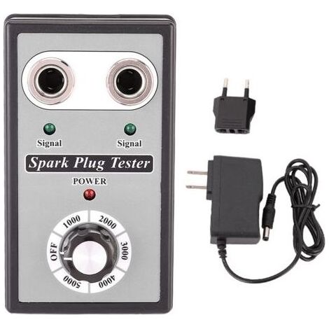 Strumento di diagnostica analizzatore tester accensione candela di accensione per auto doppio foro (1/5)