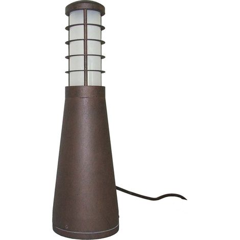 Sockelleuchte Außenlampe Stehleuchte LED 3-Flammig Alu eisen Pollerleuchte (1/3)