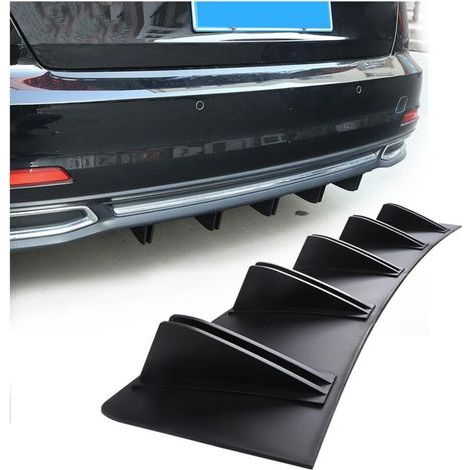 Universal Shark Fin Diffuser, Rear Bumper Spoiler, Shark Fin Wing Lip Diffuser for Car Rear Bumper Chassis (1/5)
