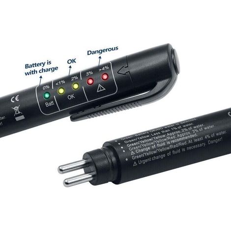 Stylo de Contrôle précis de la Qualité de l'Huile, Testeur Universel de Liquide, de Frein de Voiture, Numérique de Véhicule