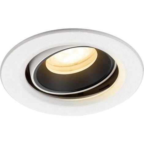 Spot encastré Numinos Move XS blanc/noir 3000K - 55 deg - 1009358