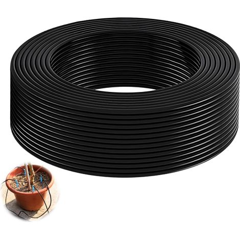 1 système d'irrigation, 20m tuyau micro 4mm/7mm, pvc durable, arrosage goutte à goutte, jardin terrasse (1/5)