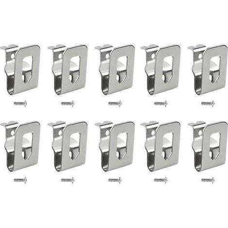 Lot de 10 crochets de ceinture pour outils électriques, compatibles avec le porte-perceuse DCD985 (références N268241 et N169778). (1/5)