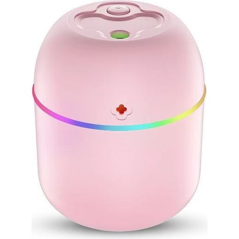 Mini humidificateur USB 220 ml, diffuseur brume fraîche LED portable (1/5)