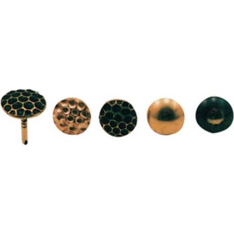 5 x SC BULLETTA TAPPEZZIERE LISCIA BRON SFUM  9 MM 50 PZ