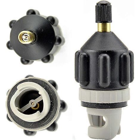 Adaptateur pour pompe SUP, adaptateur pour valve de gonflage de bateau gonflable, compatible avec les planches à pagaie, les canoës et les kayaks. (1/5)