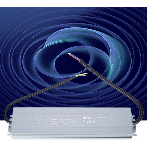 Alimentation LED HRUW-150W-12V 100-264 V CA, transformateur de commande LED étanche IP67