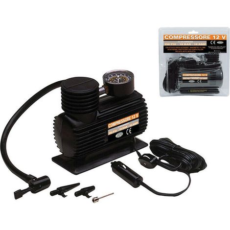 Compressore Aria Portatile Saife 12V 18 Bar 250 PSI per auto Moto Bici gonfiabil