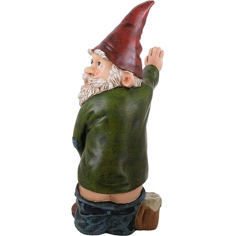 Nain De Jardin - Résine - 15 Cm - Pour Décoration Intérieure Et Extérieure - Lot De 1 (1/5)