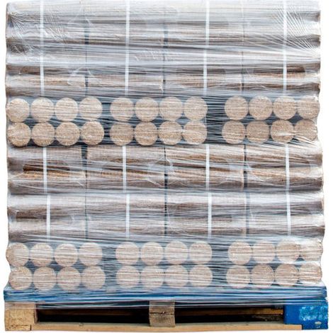 Bûches compressées de bois densifié 1000kg – Longueur 27-30cm – Taux d'humidité ≤ 11% – Pouvoir calorifique 4,8 kWh/KG - 1000kgs