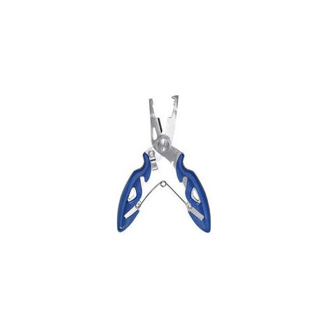 Pinces de pêche ux ligne tressée leurre coupe crochet dissolvant outil de pêche outil de coupe poisson à l'aide de pinces ux multifonctions 1 pièces (bleu)