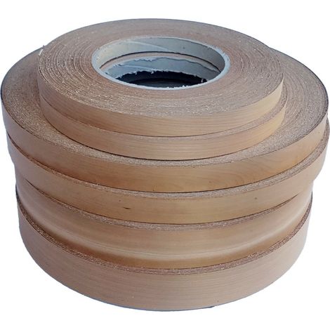 Bordo tranciato legno ciliegio precollato 20 mt da 22 - 30 - 50 mm dimensione disponibile: mm 50