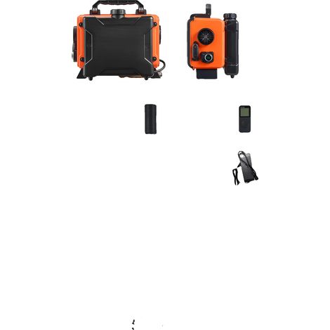 Calefactor diésel portátil, calefacción eficiente, 8 kW (1/2)