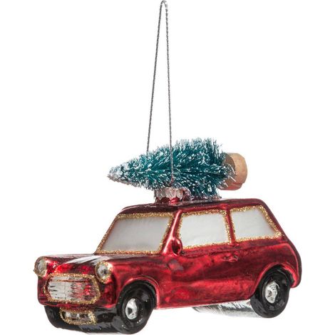 Abete di vetro per auto di Natale - Feeric lights & christmas