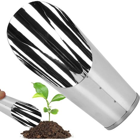 für Erde Bonsai Schaufel aus Edelstahl ergonomisches