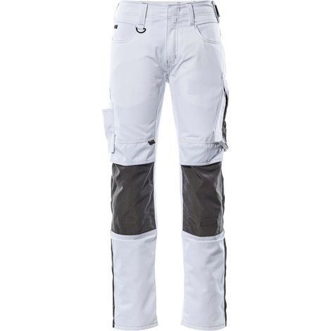 Mascot UNIQUE Bundhose Mannheim 12679-442-0618 Gr. 51 weiss/dunkelanthrazit