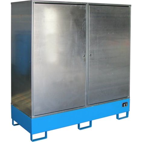 Bauer Südlohn Armoire à produits dangereux GS-2, laquée, bleu clair (1/3)