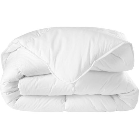 Couette très chaude nature duvet coton 240x220 cm - 350g (1/5)