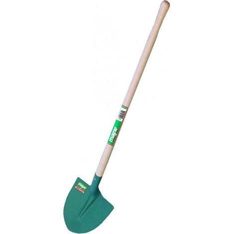 Pelle ronde de fortification 27cm – Acier au bore micro-allié trempé – Manche 110cm pour bâtiment et TP – Forges De Magne