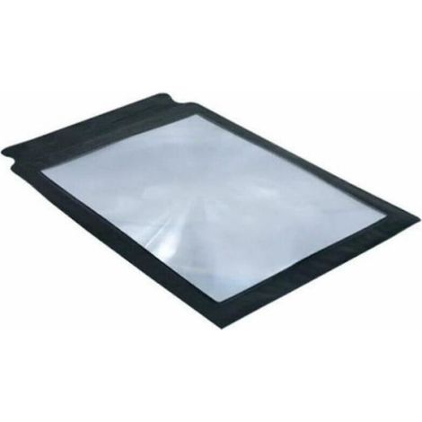 Loupe - Lentille Fresnel - A4 Pleine Page - Grossissement 3x - Pour Lecture - 1 Pièce (1/4)